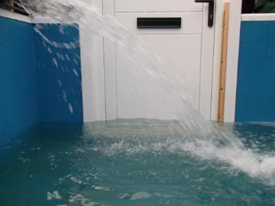 StormMeister Flood Protection Doors are Tested in Realistic Flooding Situations